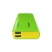Išorinė baterija ADATA APT100 10000 mAh Green/Yellow